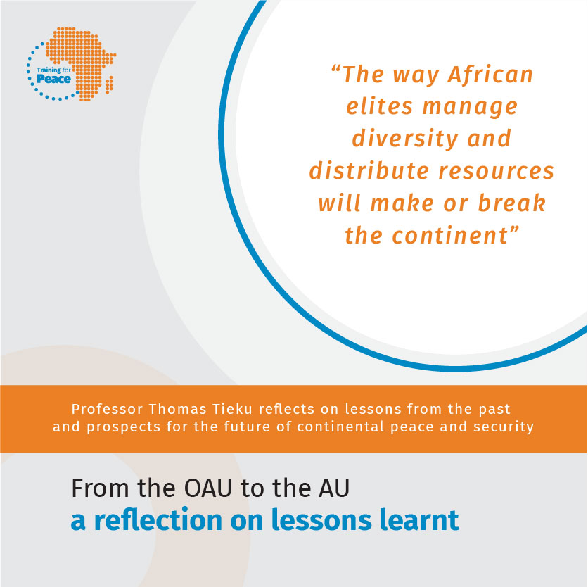 T4PAfrica's tweet photo. 🗒️ The TfP Programme interviewed international relations expert, Professor Thomas Tieku, on the future of continental peace and security. ➡️ Read the complete interview on our website here: https://t.co/Xug08nBy1Y
@tiekutom
#trainingforpeace #AUC https://t.co/jgiGV6SXvh