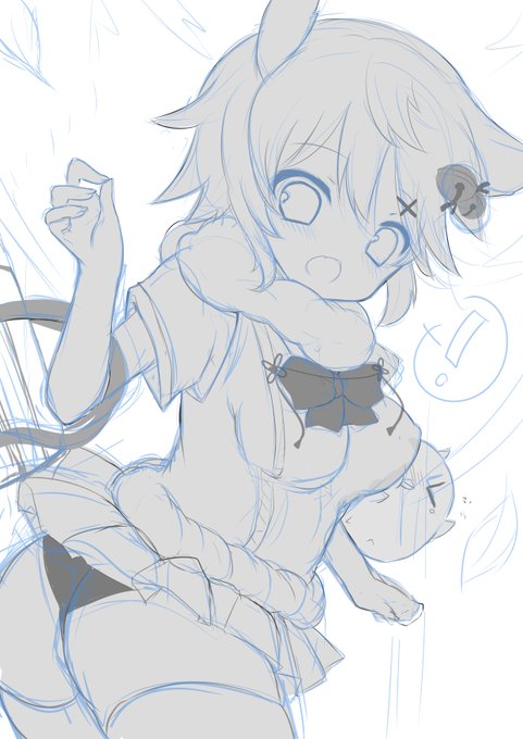 ラフ出来たときの安心感よ(゜∀゜)
一番頭使うので… 