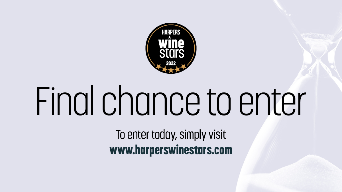 Calling all  #Wine producers! It's getting close to the closing date - have you entered #HarpersWineStars yet? Just 2 days to go!  Thursday 14th October <a href="/Harpers_WS/">Harpers Wine Stars</a>,  #harperswinestars, #worldwines
Enter at -ow.ly/iAIv50GpceD