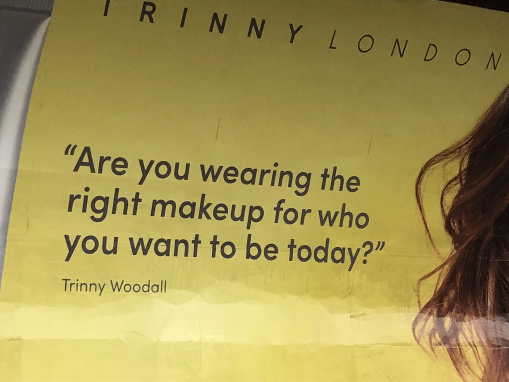 Yes, because today I’ve decided to be a twelfth century nun with no access to cosmetics.