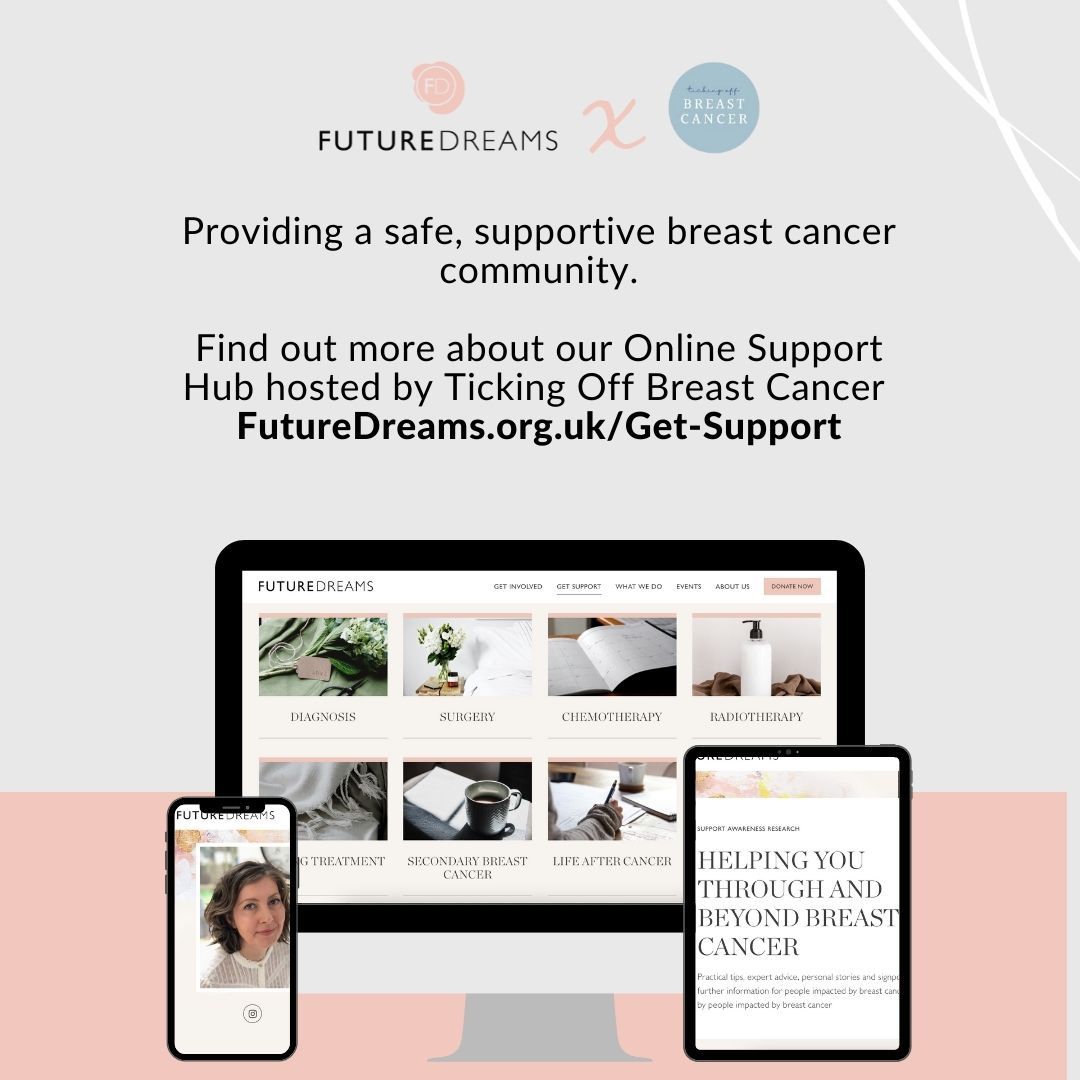 Our Online Support Hub aims to provide a safe, supportive breast cancer community 💕 We are so thrilled to announce that it is hosted by TickingOffBreastCancer as part of our recent collaboration. Find out more:  buff.ly/2YlbyWB
#BreastCancer #BreastCancerAwareness