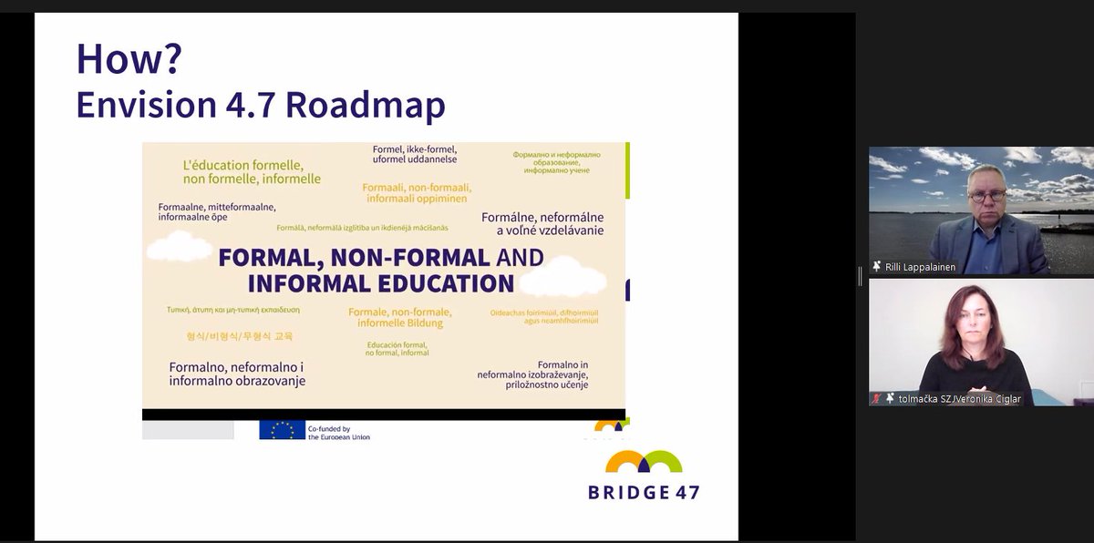 Sloga_Platform's tweet photo. @RilliL explaininng @Bridge47_ &amp; #Target47 at the Green transformation conference organized by  @Sloga_Platform  &amp; @AndragoskiSLO 

@CONCORD_Europe https://t.co/A8jXRsedi3
