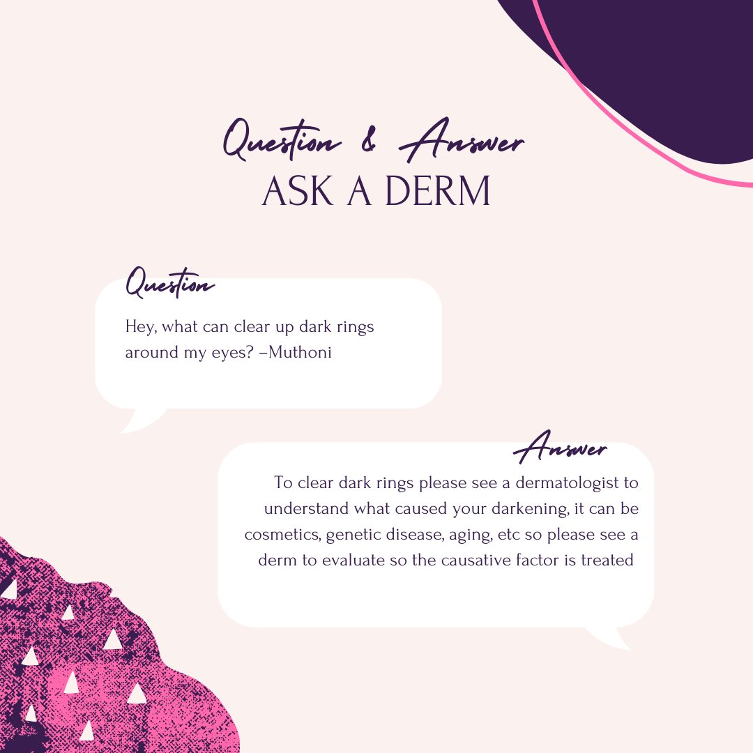 AfricaDerm's tweet photo. QnA with Africaderm.
#AskaDerm https://t.co/664MPjnYdw