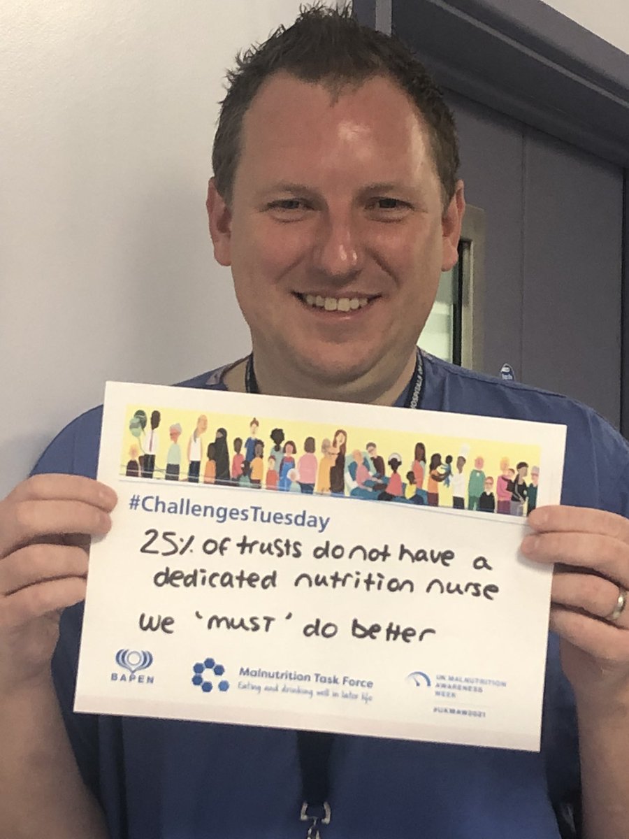 leicdan's tweet image. I absolutely hate having my photo taken, but #UKMAW2021 is a worthy cause especially when promoting the vital role of nutrition specialist nurses on #ChallengesTuesday @BAPENUK @NNNGUK @CNOEngland
