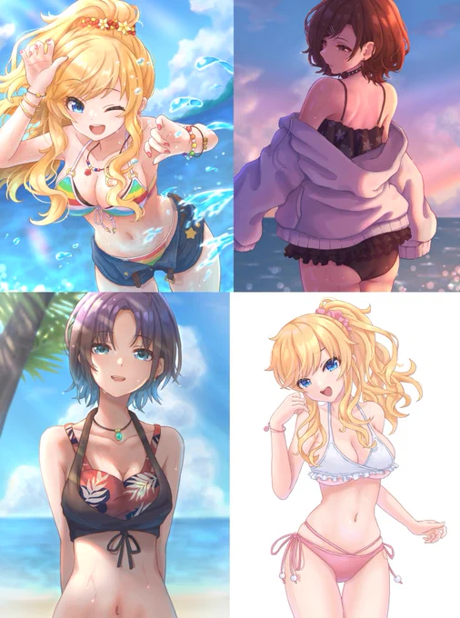 #秋だけどまだ全然暑いので水着絵再掲してもいい
素晴らしいタグ見つけた👙 