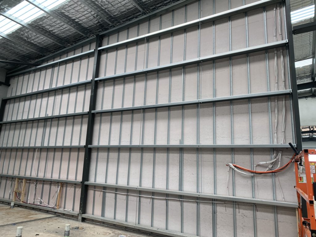 rohanSMCBarr's tweet photo. More furring channel & 9mm Villaboard going on at Melton Toyota.
.
#cleanplaster #cleanplastermelbourne #plaster #building #toyota #melton #distinctlydifferent #turningplasterintoWOW #builders #construction #awardwinningplasterers #awci #P50 #siniataustralia #siniat https://t.co/EkHAx6GoLi