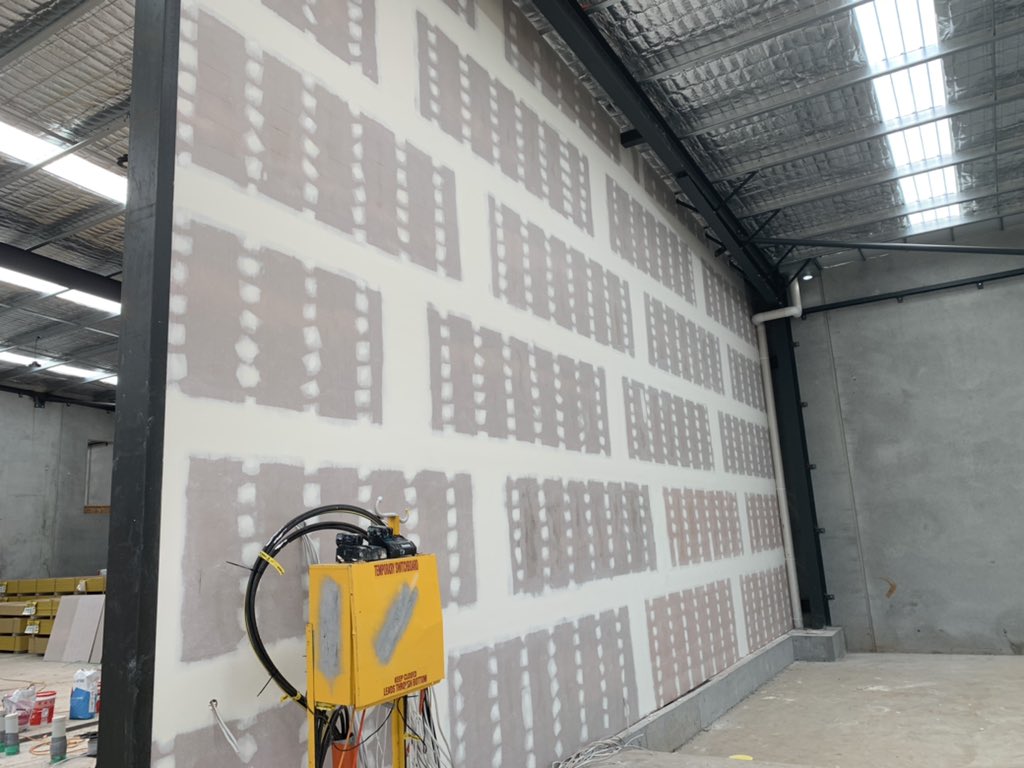 rohanSMCBarr's tweet photo. More furring channel & 9mm Villaboard going on at Melton Toyota.
.
#cleanplaster #cleanplastermelbourne #plaster #building #toyota #melton #distinctlydifferent #turningplasterintoWOW #builders #construction #awardwinningplasterers #awci #P50 #siniataustralia #siniat https://t.co/EkHAx6GoLi