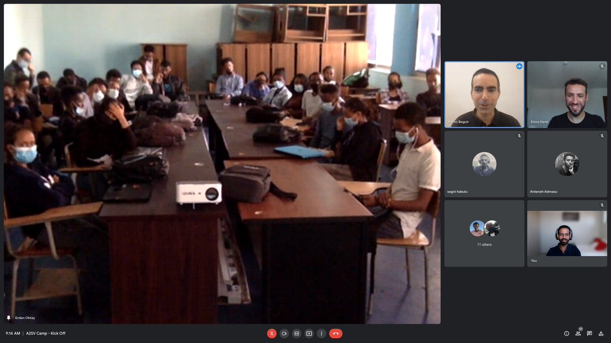 Great session this morning with top talents from a2sv.org! Was fun to share real life stories about tech, Africa and the early days of <a href="/instadeepai/">InstaDeep</a>. <a href="/KaliTessera/">Kale-ab Tessera</a> also discussed our #Mava research work. Thank you <a href="/emrevarol/">Emre Varol</a> for inviting us! #A2SV