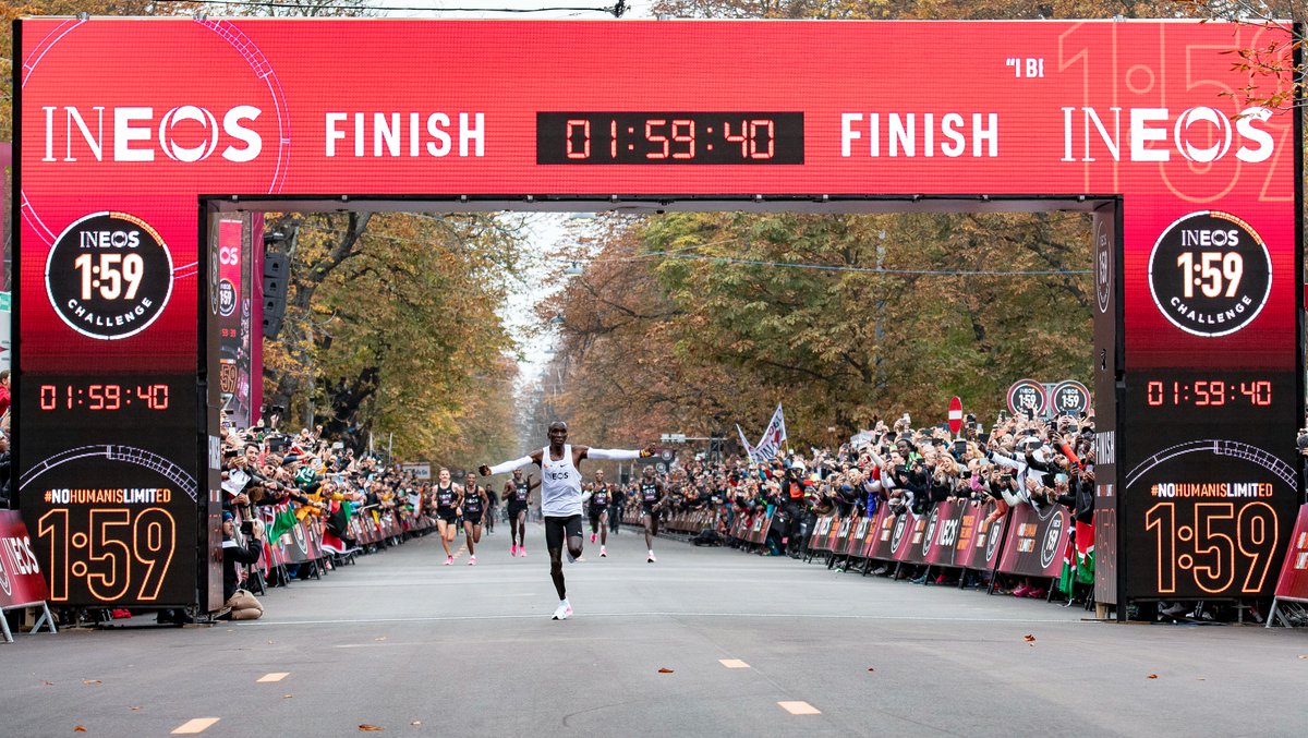 Two years ago since THAT moment when @EliudKipchoge and the @INEOS 1:59 team made history. Wondering how to celebrate? 🤔 We've got you covered! 👇