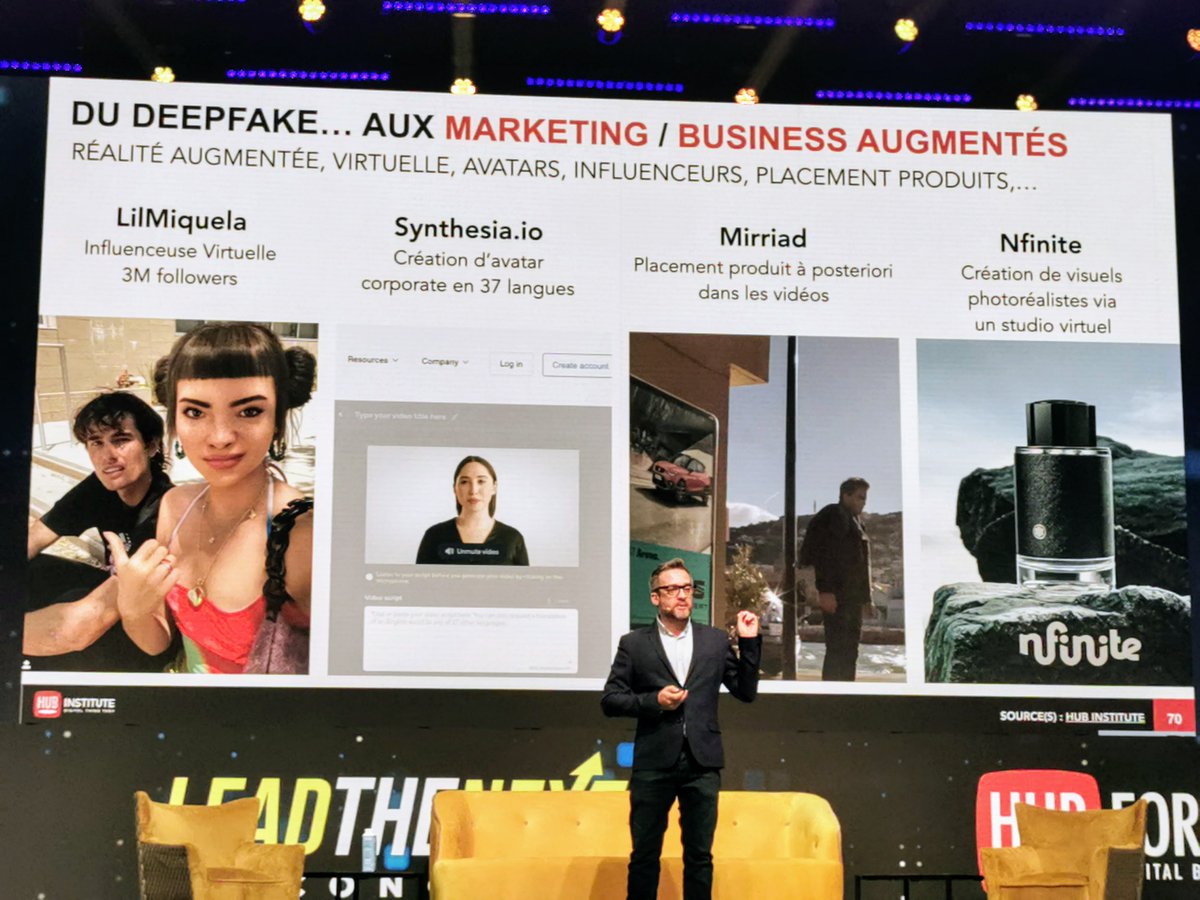 Si vous ne croyez pas encore au #marketing augmenté le <a href="/HUBInstitute/">HUB INSTITUTE</a> donne de supers cas de marques qui l'ont implanté comme :

💄 L'Oréal avec du maquillage au diagnostic avec #IA
🧑‍🦲 ModelMe qui crée des modèles photos réalistes

#HUBFORUM