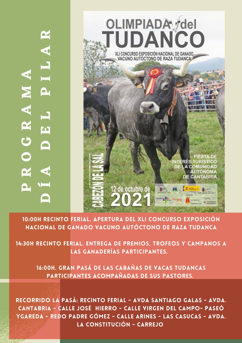 PC_CabezonSal's tweet photo. Olimpiada del Tudanco en #CabezónDeLaSal. Estamos en la feria junto con #PolicíaLocal, @GuardiaCivil, @ProtCivilReocin, @pcmazcuerras, @CivilComillas, #PCRuente y una Ambulancia #SVA de @AmberneSA.
Si nos necesitas y no nos ves llama a Emergencias.
#Emergencias 🆘➡️📞1️⃣1️⃣2️⃣ https://t.co/awxyIwaJiT