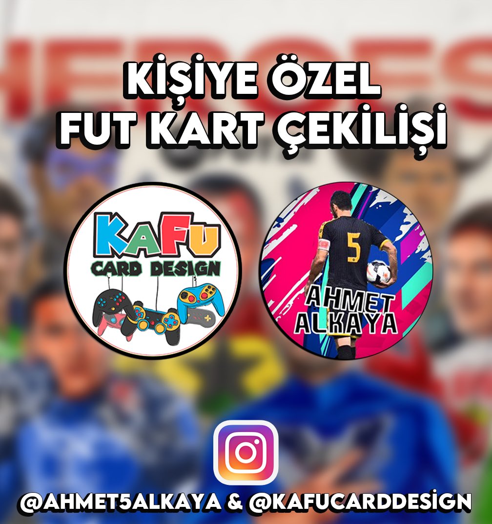 🎁 ÇEKİLİŞ VAR 🎁
Bir kişiye istediği bir futbolcu veya kendi belirlediği kişiye özel #FIFA22 FUT KART HEDİYE 

Çekilişe katılmak için yapmanız gerekenler ;  
Bu gönderiyi beğenmek ve rt yapmak 
Beni ve <a href="/kagansaydan/">Kaan Saydan</a> hesaplarını takip etmek 
Çekiliş 1 hafta sonra açıklanacaktır