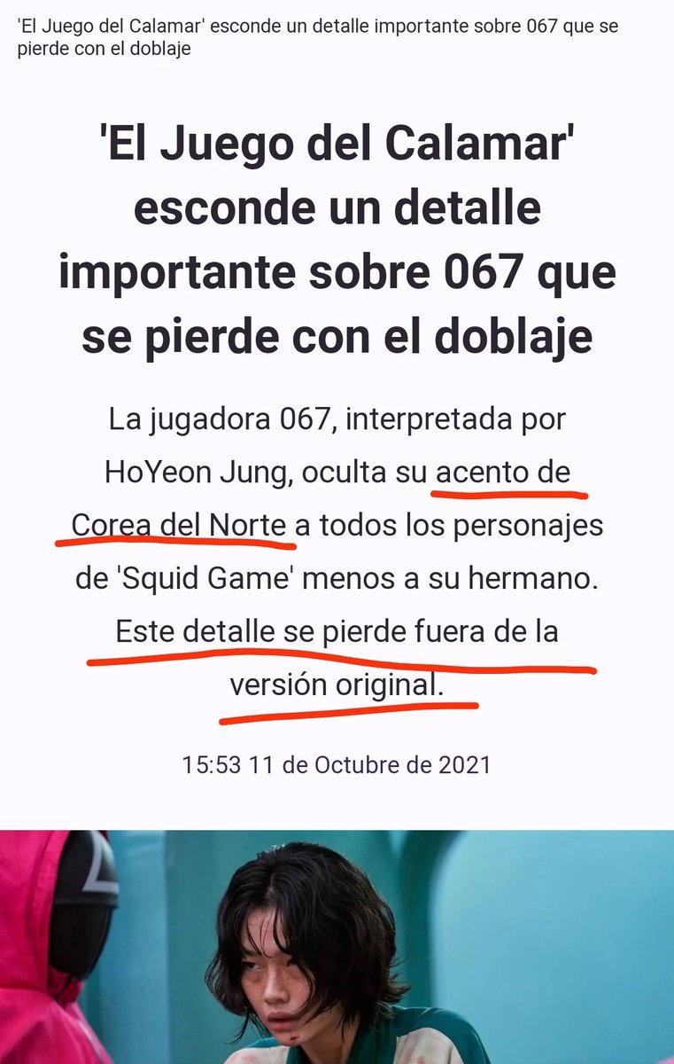 adoma_es's tweet photo. Enhorabuena a todos aquellos espectadores de la V. O. S. a quienes no se les birló la oportunidad de apreciar y distinguir un buen acento norcoreano. 👇 https://t.co/jXSWE4fH87