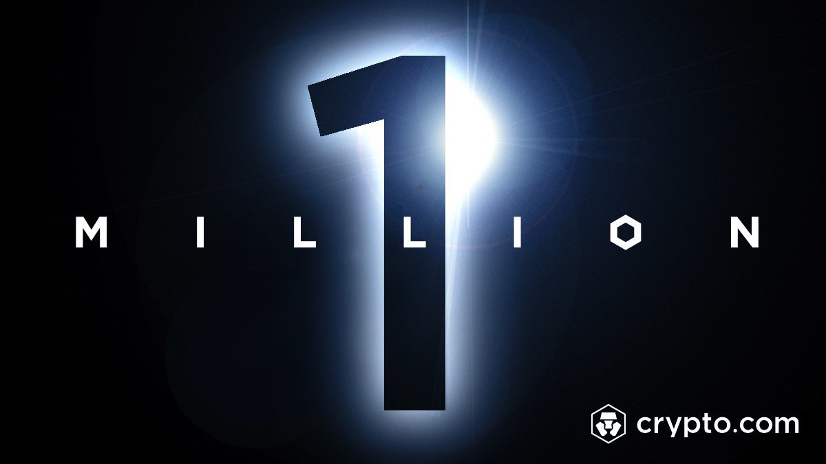✓ 1 million followers! Thank you for joining us on this journey 🚀