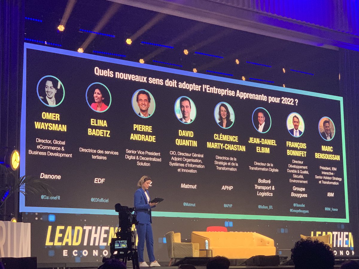 Comment doivent évoluer les entreprises apprenantes ? 
- Donner du sens, 
- Devenir Hybride, 
- S’ouvrir, 
- Accélérer à tous les niveaux !!!

#HubForum cc <a href="/HUBInstitute/">HUB INSTITUTE</a> #TransfoNum #omnicanal #retail #ecommerce