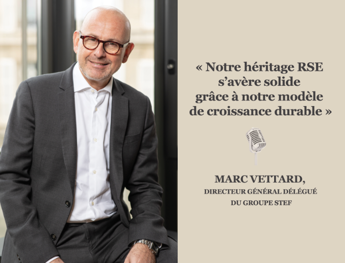 OThebdo's tweet photo. 🎙️"Notre héritage #RSE s'avère solide grâce à notre modèle de croissance durable"
#Entretien avec Marc VETTARD, Dg délégué du groupe STEF, à retrouver dans L'#OT3085 du 15 octobre 🗞️ https://t.co/PCJDtvvruJ