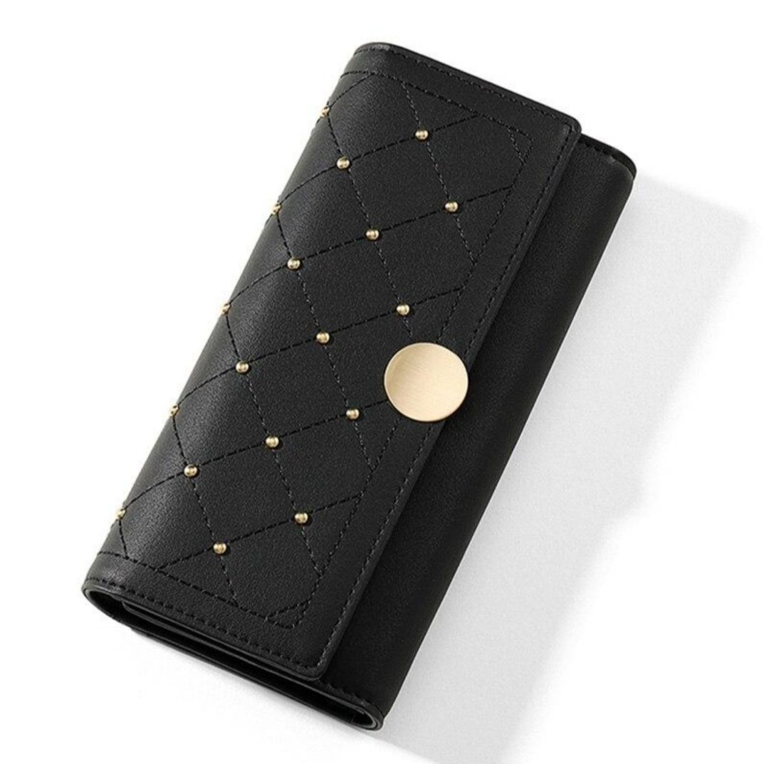 BINAOFFICIAL_'s tweet photo. NEW Designer Rivet Button Trifold Long Wallet Women Big Capacity Female Wallets Thread Female Ladies Purse Phone Pocket Clutches----Shop Now------

https://t.co/a7p3BpBCZP https://t.co/3Zbt46R5pm