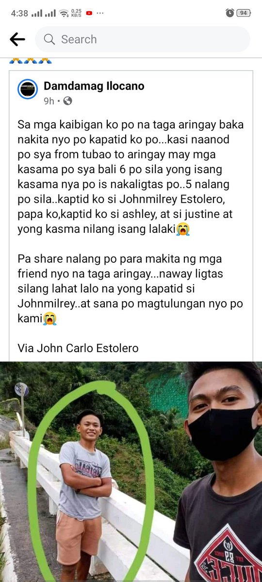 CoellaTheKoala's tweet image. Almost 24 hours na po silang hindi nakikita. Kailian baka nu naypadpad dita ayan yu adda numero na data picture satnu macontact yu iti pamilya da. 

#LaUnionNeedsHelp
#NorthernLuzonNeedsHelp