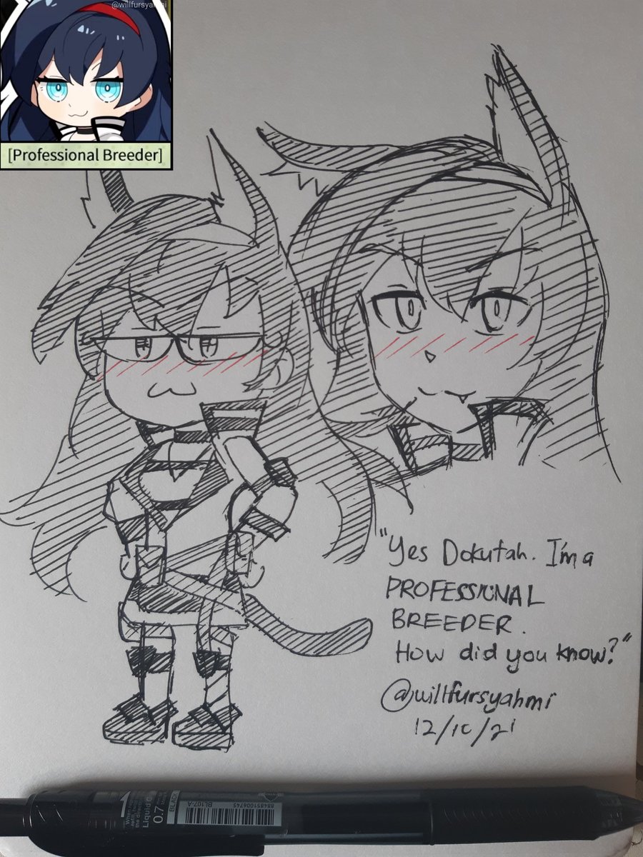 willfursyahmi's tweet photo. Blaze The Professional Breeder

#Arknights #アークナイツ #明日方舟 https://t.co/WPzRsb3pcY