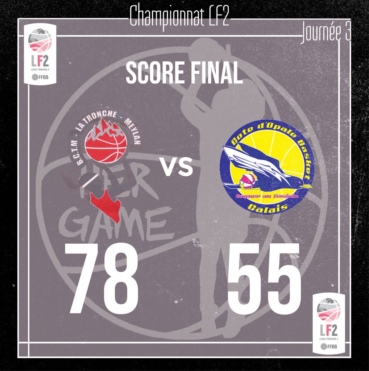 _hergame's tweet photo. #lf2 #championnat 

JOURNÉE 3

Le @BCTMfeminin recevait le @COBCalais pour la 3e journée de championnat. A l’issue de la rencontre le BCTM est victorieux. Deux performances ressortent à la fin du match. Celle de Aurore Pautou (MVP) et celle de Morgan Batey avec 25 d’évaluation https://t.co/O1OOSr4A9A