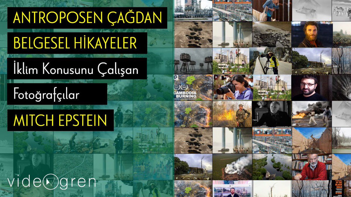 ANTROPOSEN ÇAĞDAN BELGESEL PROJELER
İKLİM KONUSUNU ÇALIŞAN FOTOĞRAFÇILAR VİDEO SERİSİ
MITCH EPSTEIN

Bu videoda Cenk GENÇDİŞ, Mitch EPSTEIN'ın çalışmalarını anlatıyor. 

youtu.be/FARVXInnCHQ