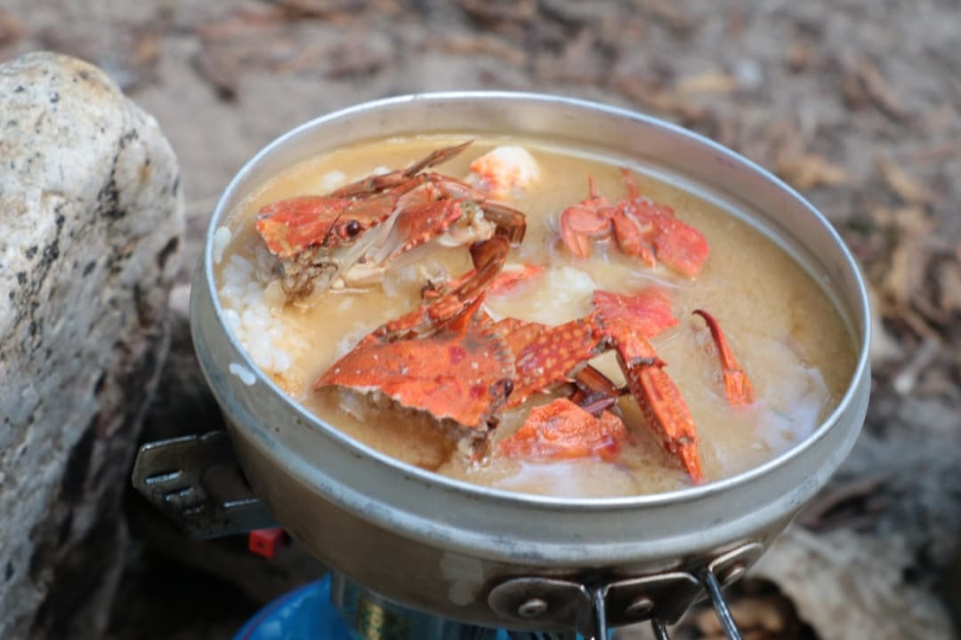 釣りキチけんちゃん 先日フライフィッシングの師匠とズガニ取りに行って来ました メニュー ズガニ飯 イシガニ味噌汁 天ぷら アコウ ベラ 舞茸 生ハム ボンジリ焼き 腹一杯食べて飲んで大満足の企画でしたよ それにしてもカニ は旨し 釣りキチけんちゃん 先日フライフィッシングの師匠とズガニ取りに行って来ました メニュー ズガニ飯 イシガニ味噌汁 天ぷら アコウ ベラ 舞茸 生ハム ボンジリ焼き 腹一杯食べて飲んで大満足の企画でしたよ それにしてもカニ は旨し