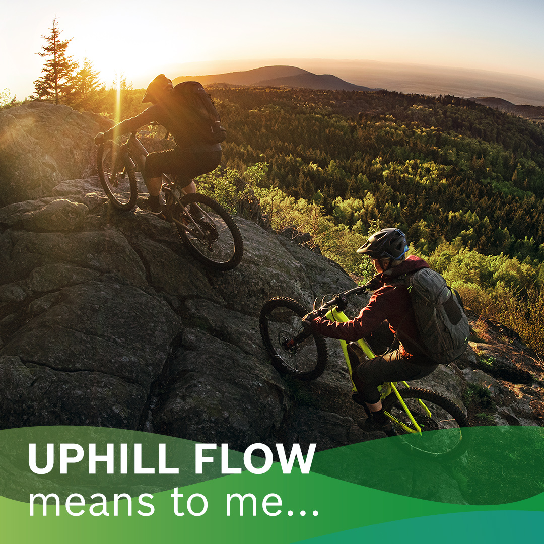 BoschEspana's tweet image. ¿Qué significa #uphillflow para ti? ⚡️🚵‍♀️
Para nosotros significa aumentar al máximo la diversión de ir en eBike, sentirse libre y desafiar nuestros límites. #boschebike #FeelTheFlow bit.ly/3yNdKCM