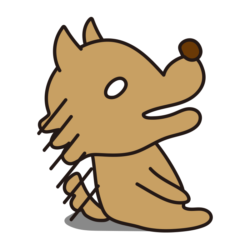 てがきっず ゆるかわイラストのフリー素材 新しいイラストを公開しました タイトル 白目になって落ち込む怖くないオオカミ てがきっず 可愛い手描きイラスト 保育園 小学校 Pta向けのフリー素材 T Co Seqwe25epi Img T Co