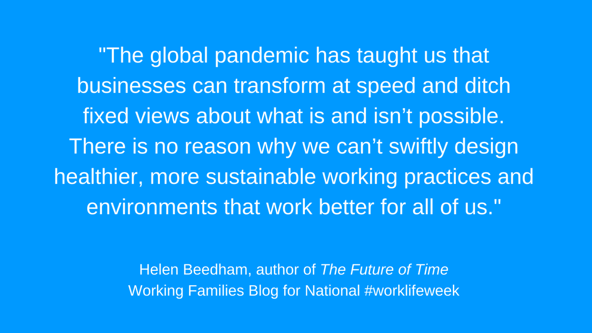 In a blog for National Work Life Week, organisational expert and author @HelenBeedham writes about 'The big question that businesses aren’t answering'.

#WorkLifeWeek