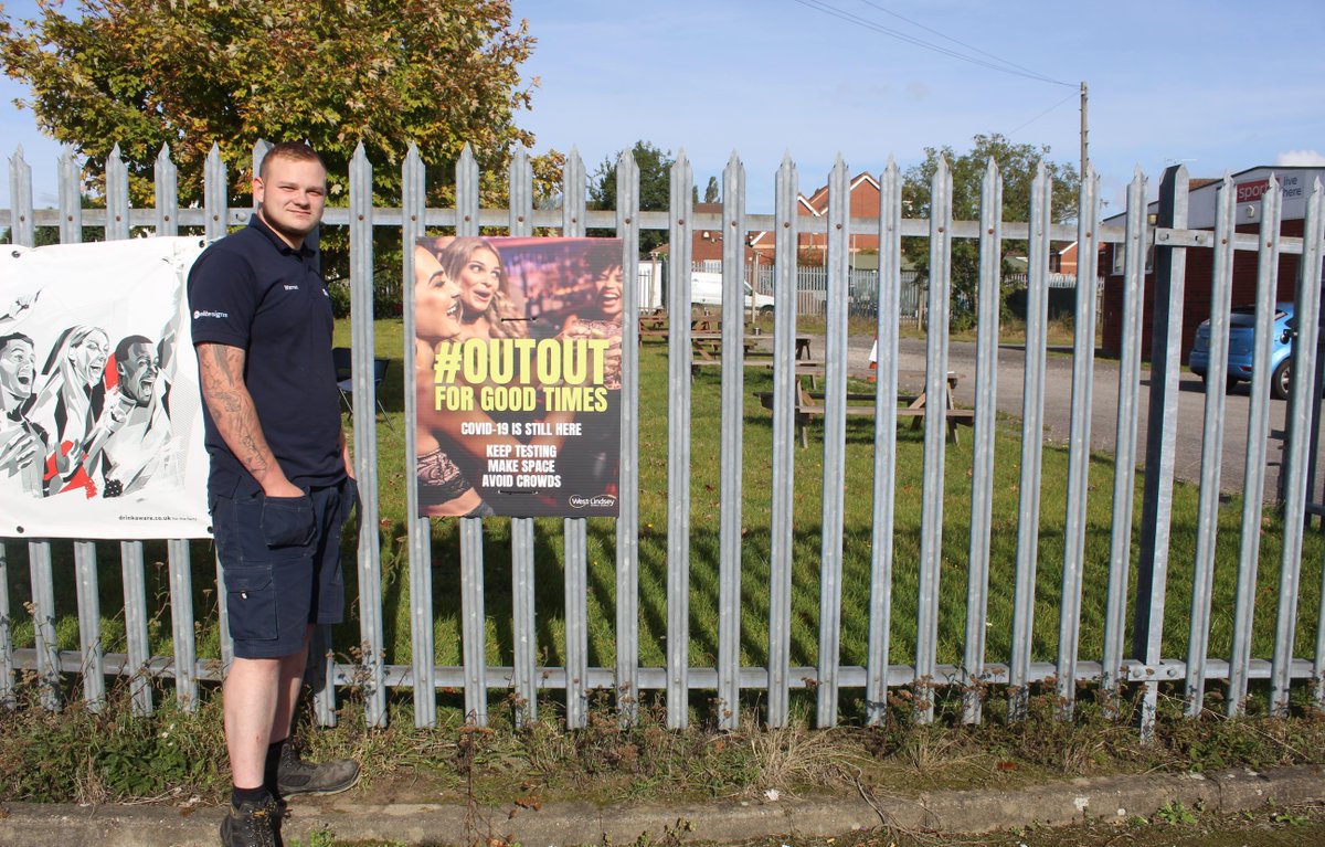 A huge thank you to Warren and the team from <a href="/Elite4Signs/">Elite Signs</a> for helping us distribute these new signs around #Gainsborough.

By staying on top of the basics - including regular testing and getting a PCR Test if you have Covid-19 symptoms, we can bring back the Good Times for good.
