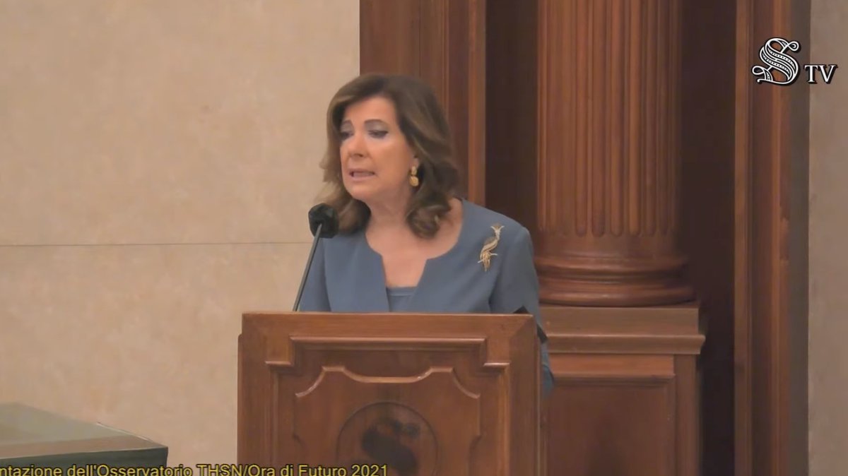 Il Presidente del Senato della Repubblica Maria Elisabetta Alberti Casellati apre la presentazione dell'Osservatorio #OraDiFuturo di <a href="/GeneraliItalia/">GENERALI ITALIA</a> 
#THSN4Families #ad (in streaming ORA su oradifuturo.it)