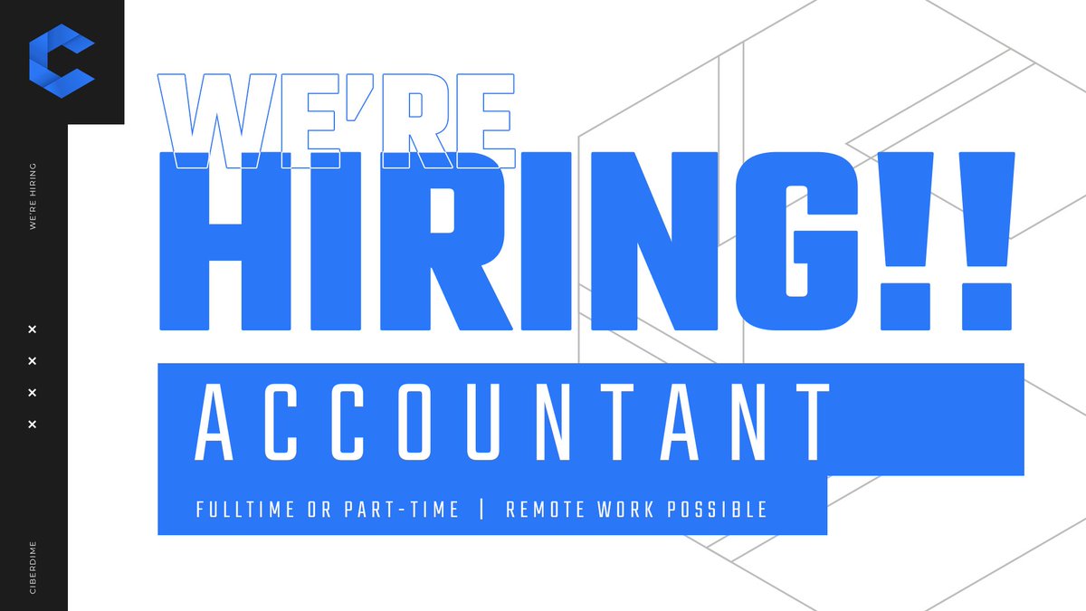 Wir (<a href="/ciberdime/">Ciberdime</a>) sind auf der Suche nach Unterstüzung! 
Ihr seid Buchhalter:in / Finanzbuchhalter:in, dann freuen wir uns auf eure Bewerbung --> cbrd.me/3FyDQOk