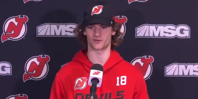 Dawson Mercer Cracks NJ Devils Starting Roster