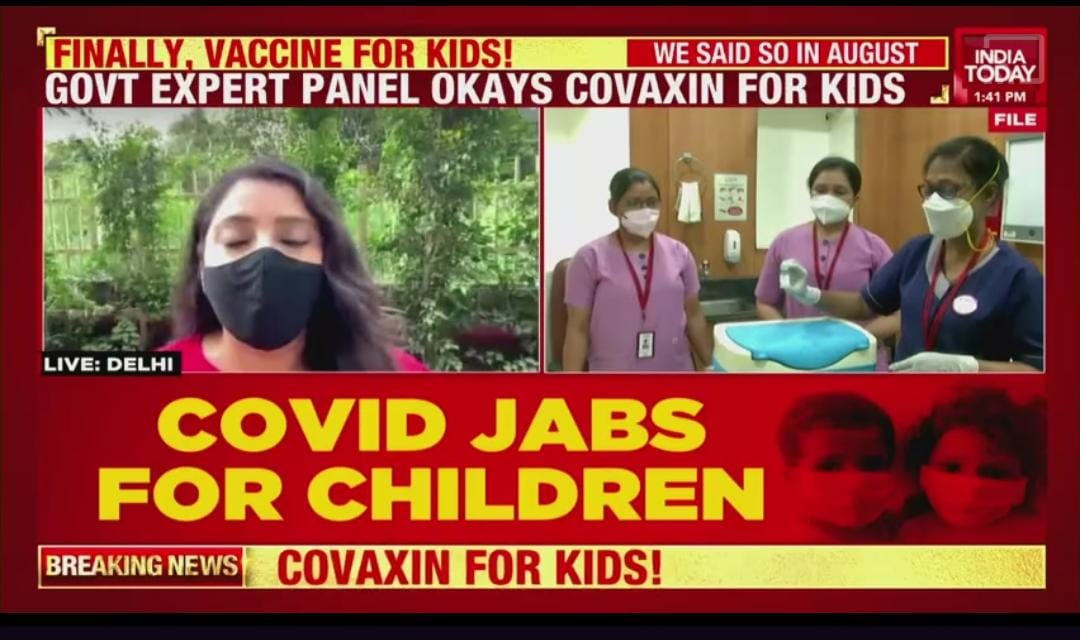 This is the BEST news EVER! 

Once our children receive vaccinations, nothing can be better... 

No better time than Navratri for this approval to come in 🙏🏻🙏🏻

#CovaxinApproval #VaccinateChildren 
#Covid19