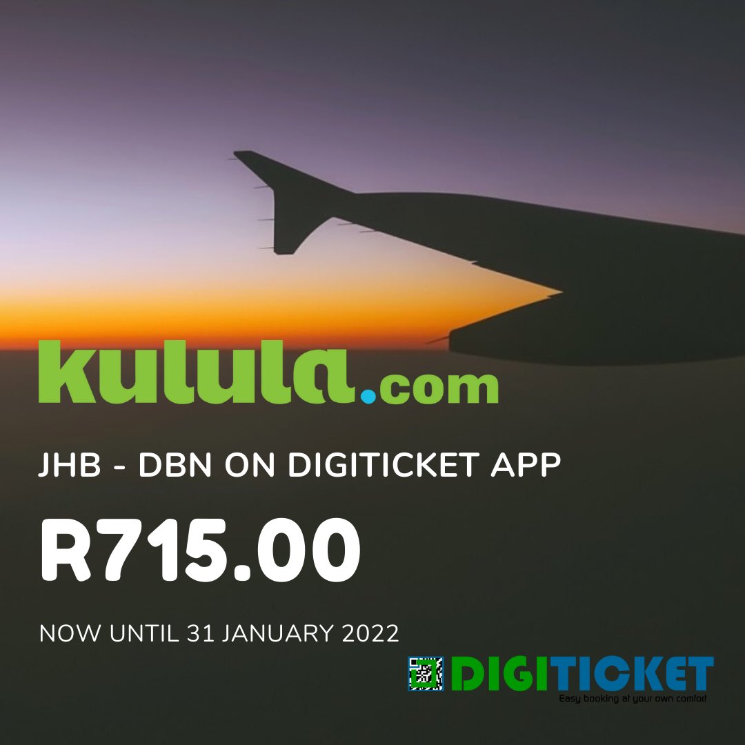 DigiTicketSA's tweet photo. Download the DigiTicket and book your next flight at an affordable rate. https://t.co/wPGi1FDi5W