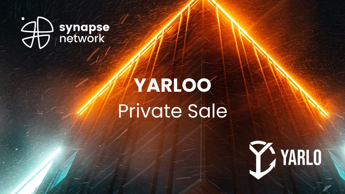 🎉 From now on you can win the @Yarloo_RST Private Sale extra spot by filling up the competition.

📊 It doesn't matter if you're a $SNP staker or not, still you can win an extra spot in the Gleam competition!

💸 40 slots, 500$ each to be won!

🔗 gleam.io/vdVDA/synapse-… 🔗