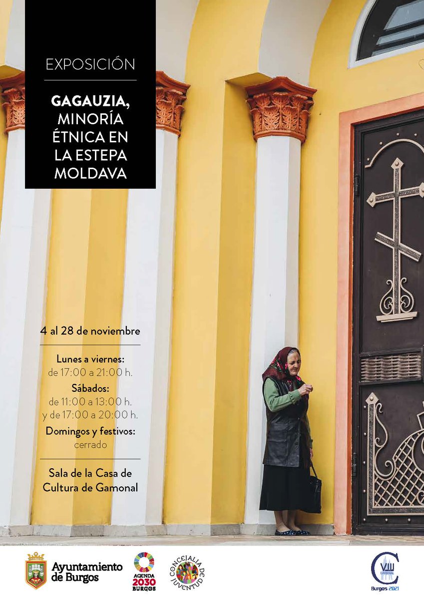 Del 🗓️4 al 28 de noviembre realizo una exposición 📸fotográfica en la Casa de Cultura de Gamonal (#Burgos) sobre la región autónoma de #Gagauzia, al sur de 🇲🇩#Moldavia. Un recorrido documental por la vida de sus gentes, su historia y sus tradiciones.