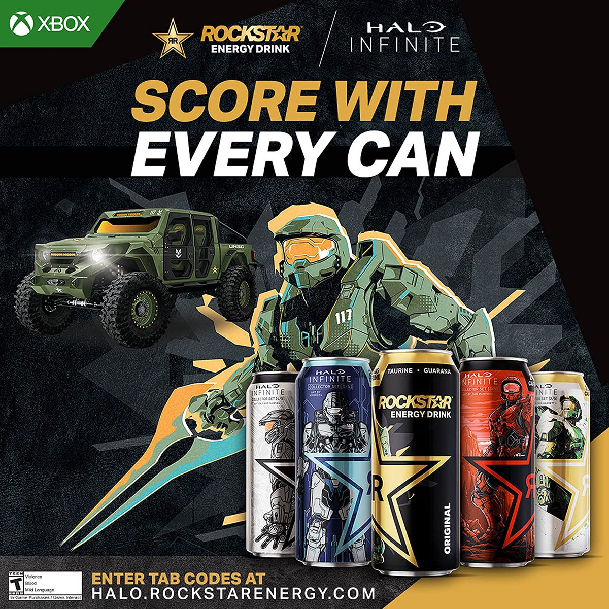 IGNDeals's tweet photo. ICYMI: Halo Infinite Rockstar Energy Drink cans are now available at Amazon 🤩 #HaloInfinite

Blackberry Goji: https://t.co/ksKFxtVaqH
Original: https://t.co/sidtny1Djl
Silver Ice: https://t.co/NA2H58bomZ
Fruit Punch: https://t.co/I8WCMV79uP
Sugar-Free: https://t.co/DCM5kLDQgy https://t.co/IAIugKTnda