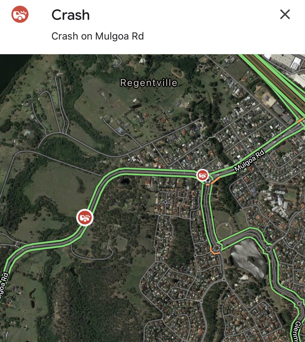MULGOA | Combined services are in attendance at a head on crash on Mulgoa Rd. A rescue helicopter has landed nearby and #FRNSW crews will continue to release the trapped driver of one car. @NSWAmbulance, @nswpolice and @NSWRFS are on scene. https://t.co/QdCUFFaZp1