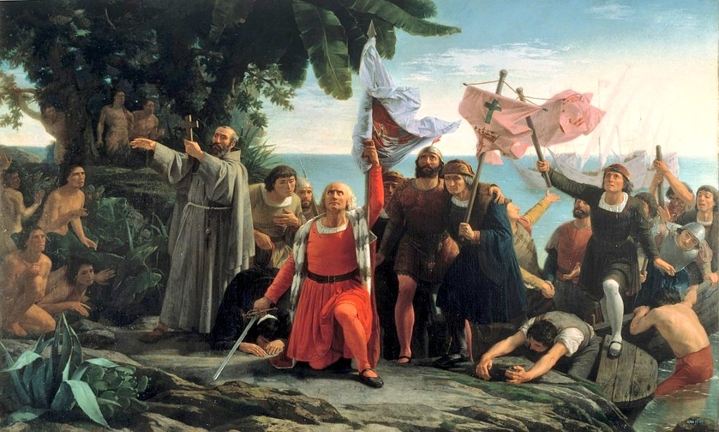 Encuestando's tweet photo. 📊 ¿Que hizo Cristóbal Colón el 12-O de 1492?

🔃 GENOCIDIO DE NATIVOS
♥️ DESCUBRIÓ AMÉRICA https://t.co/m1dARZObgK