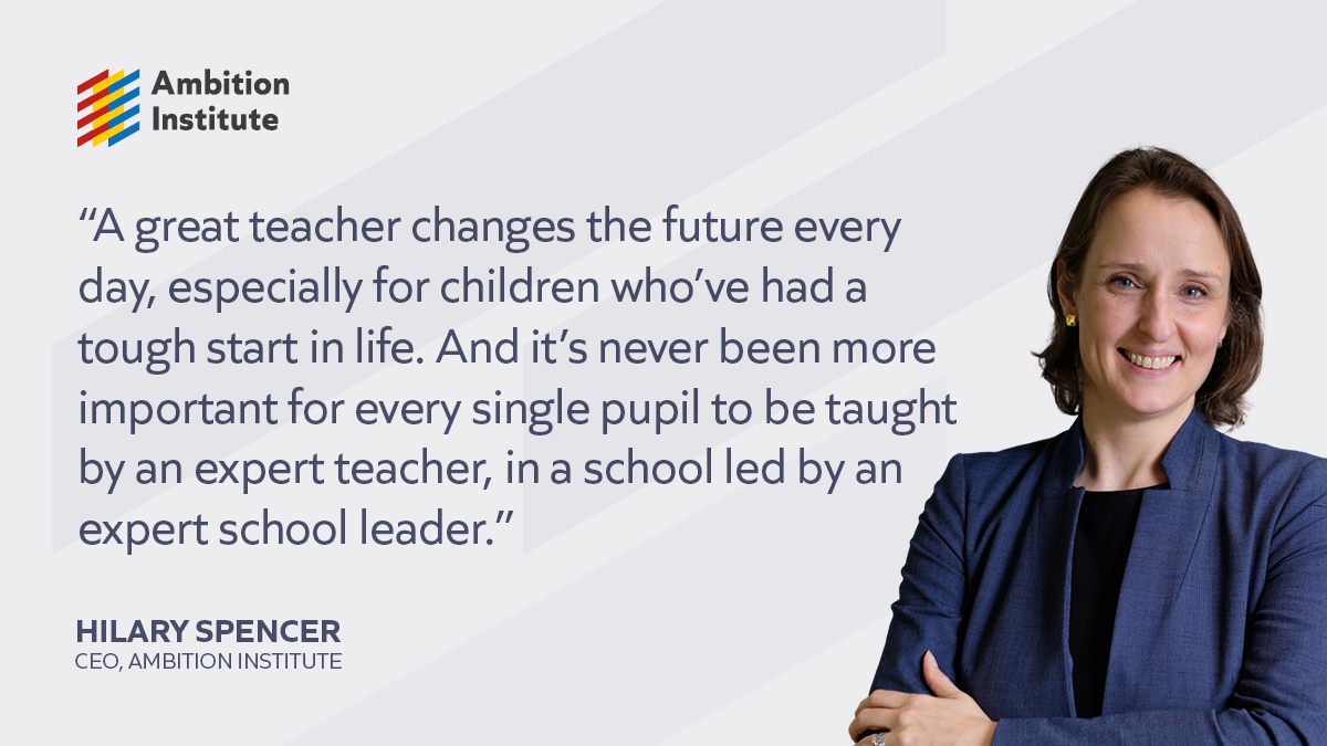 All six NPQs are now free for most teachers and school leaders, following a change to eligibility criteria from <a href="/educationgovuk/">Department for Education</a>.
 
Find out what our Chief Executive Hilary Spencer has to say about it and how it could directly benefit your career.

ow.ly/cxiU50GpSvP