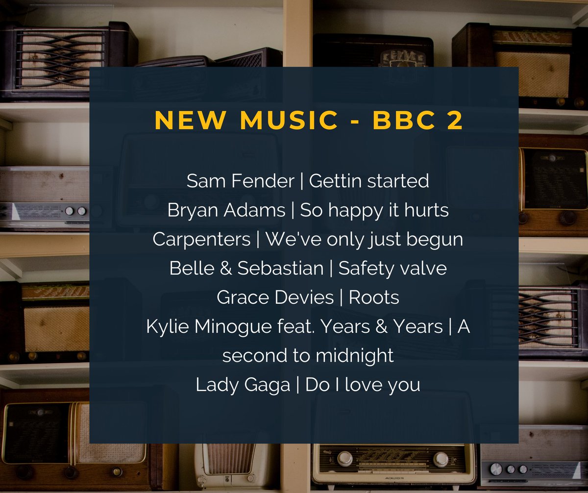 RadioAnalyzer's tweet photo. Wow, great new songs from #BBC Radio 2 ! 

You can even set up alerts, so the data will flow into you inbox automatically. Cool, right? 

Contact us at info@radioanalyzer.com for more 

#researchreconstructed #radioanalyzer https://t.co/RUDVxv9GMf