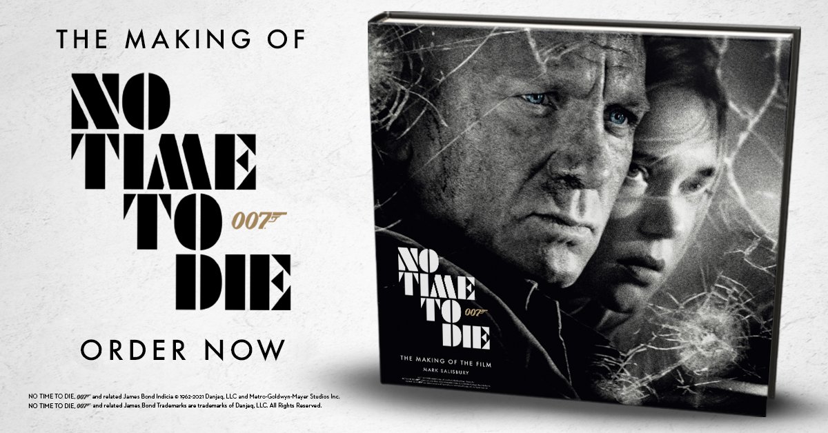 BondFilmNews's tweet photo. You can now buy the two companion books covering the production of #NoTimeToDie:
'NO TIME TO DIE: The Making of the Film' by @mark_salisbury provides an in-depth exploration of the film.
The latest edition of 'The James Bond Archives' by @kershed is now updated to include NTTD. https://t.co/r0rSlnlXQD
