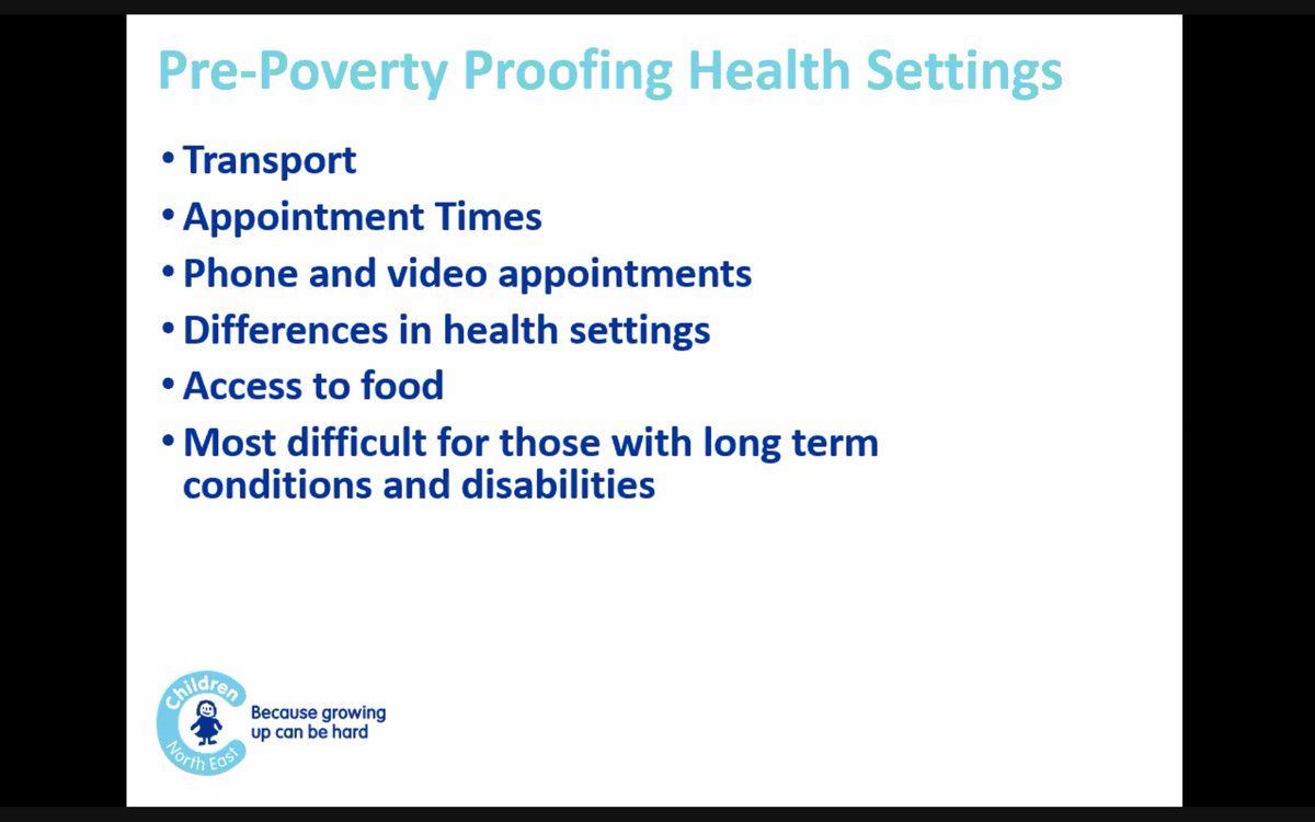 pier_network's tweet photo. Lets #povertyproof our healthcare settings when we see CYP;
⭐️we ask our service users what's important to them and what they need our help with
⭐️we look at the design of our services
⭐️we apply the poverty proofing mission to our work #PIER2021 @povertyproofcne https://t.co/cMYk4DxspE