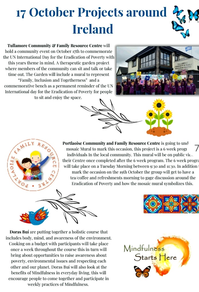 17octcomIRL's tweet image. The #17thOctober booklet shows all the great events happening across #Ireland to mark the International Day for the Eradication of Poverty
@welfare_ie @17octcomIRL
@icoct17 @SAOLprojectIRL
#endpoverty @rte
17october.ie/17-october-nat…