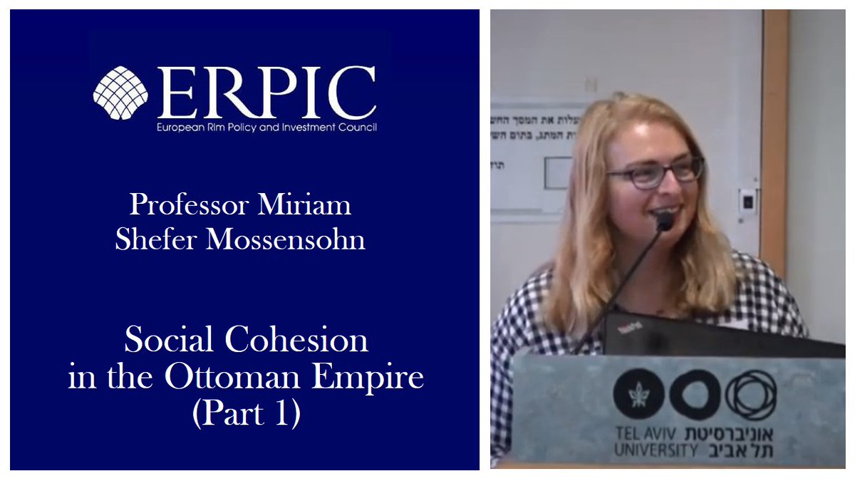 Erpic1's tweet photo. Presentation on the social cohesion in the #OttomanEmpire by Prof. Miri Shefer-Mossensohn #ReligousMinorities #MilletSystem https://t.co/VVT1Gsih9G https://t.co/KUdKxjlJ5M