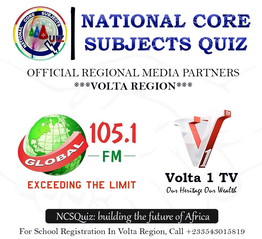 NCSQGhana's tweet photo. Kindly call 0543015819 for REGISTRATION OF SCHOOLS IN THE VOLTA REGION. Spread the news to all and sundry #Significantimpacts Get ready for #NCSQuiz2022 #NCSQuiz2022Regionals call +233265068758 for Sponsorship/Enquiries. God bless our homeland🇬🇭
POWERED BY: @Verbaltrans #NCSQuiz https://t.co/PBHhEdAn93