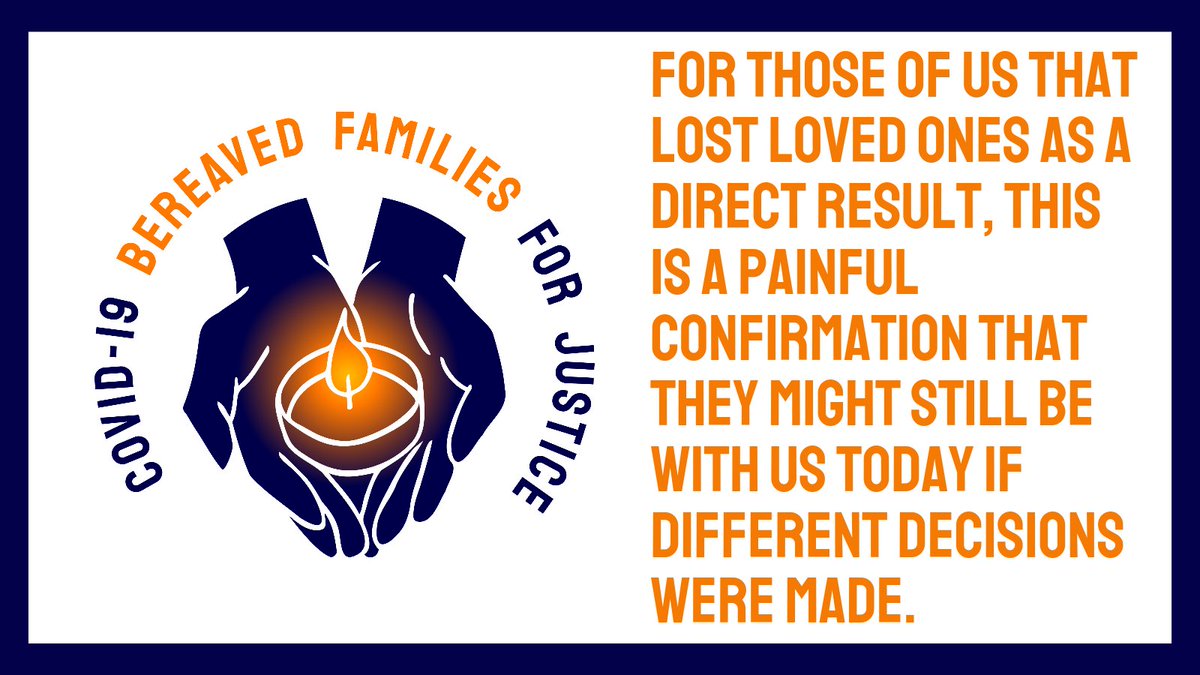 CovidJusticeUK's tweet image. Covid-19 Bereaved Families for Justice statement on the report by @CommonsHealth and @CommonsSTC 

"By failing to speak to bereaved families, this report falls well short of holding those in power to account.

1/8