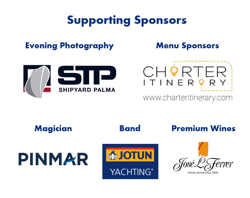 SYC is grateful for the additional sponsors that we have supporting the Palma Seafarers' Supper #SYCPSS
Here they all are:
Get your tickets for the Supper and the (bottomless) Recovery Brunch here>> eventbrite.co.uk/e/syc-palma-se…