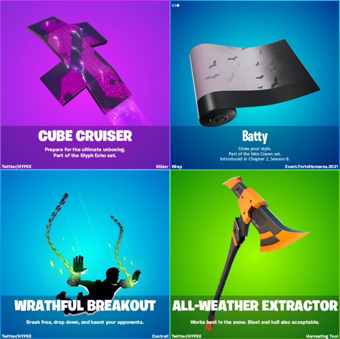 Fortnitemares 21 Rewards In Fortnite Chapter 2 Season 8 Glider Weapon Wrap And More Fortnitemares 21 Rewards In Fortnite Chapter 2 Season 8 Glider Weapon Wrap And More